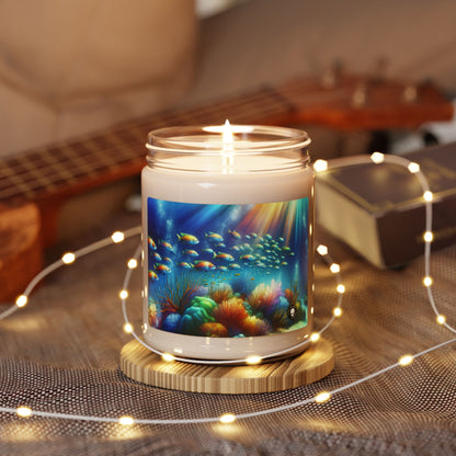 "Underwater Symphony: Coral Reef Serenity" - The Alien Scented Soy Candle 9oz