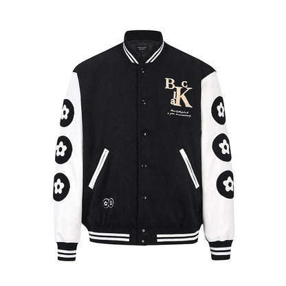 Chaqueta de béisbol holgada para hombre Abrigo High Street