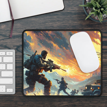 "Recreating a Game-themed Masterpiece" - The Alien Gaming Mouse Pad Video Game Art Style