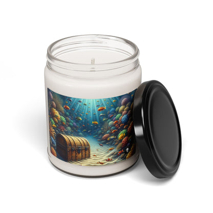 "Beneath the Waves: Treasure in the Coral Reef" - The Alien Scented Soy Candle 9oz