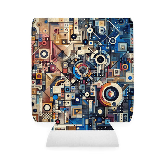 "Connected Hearts: Love in the Digital Age" - The Alien Can Cooler Sleeve Conceptual Art
