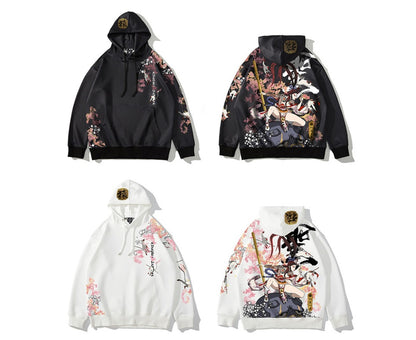 Sudadera estampada con capucha