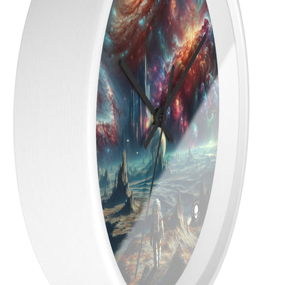 "Exploring the Celestial Realm" - The Alien Wall Clock