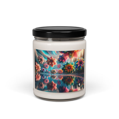 "Enchanted Waters: A Floral Dreamland" - The Alien Scented Soy Candle 9oz