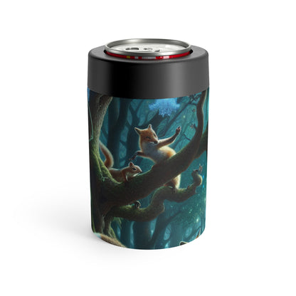 "Mystical Menagerie: Creatures frolicking in an enchanted forest" - The Alien Can Holder