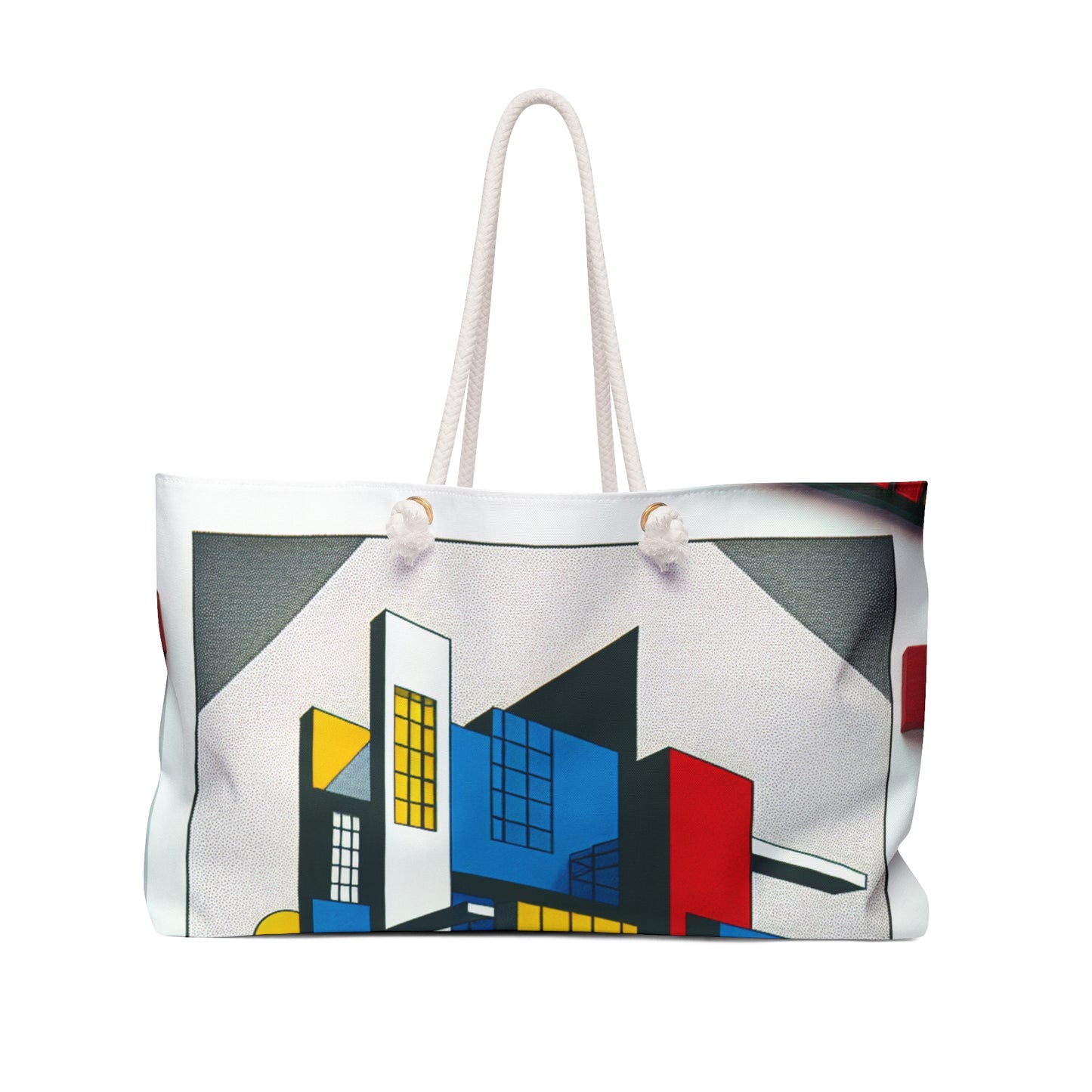 "Techno-Triangles: A Constructivist Exploration of Modern Innovation" - The Alien Weekender Bag Constructivism