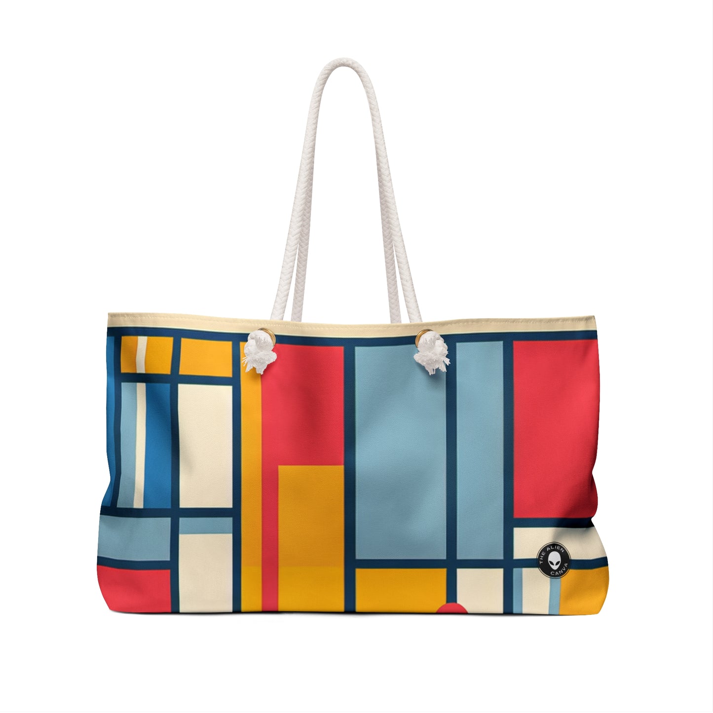 "De Stijl Grid : une composition de couleurs minimaliste" - Le sac Alien Weekender De Stijl