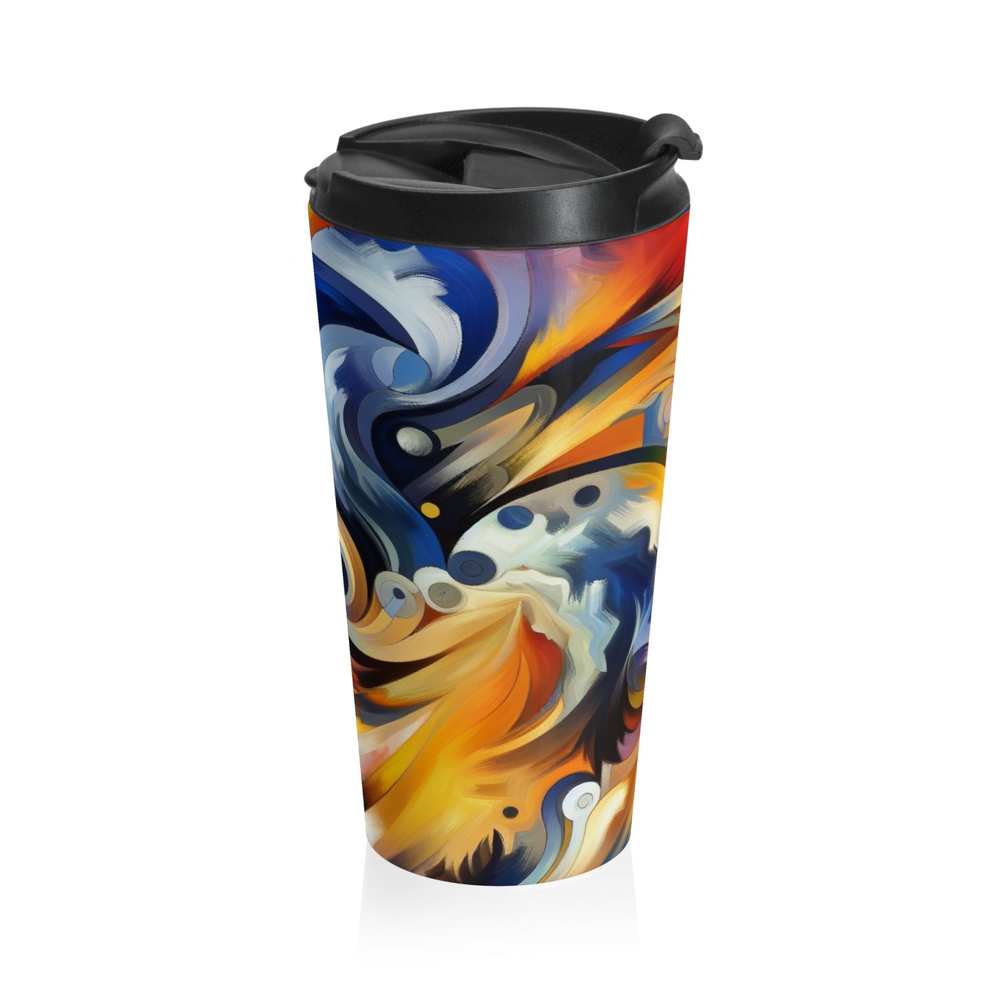 "Primal Energy in Wild Nature" - The Alien Stainless Steel Travel Mug Primitivism Style