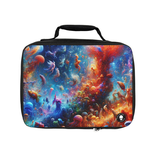 "Glowing Coral Dance Party"- The Alien Lunch Bag