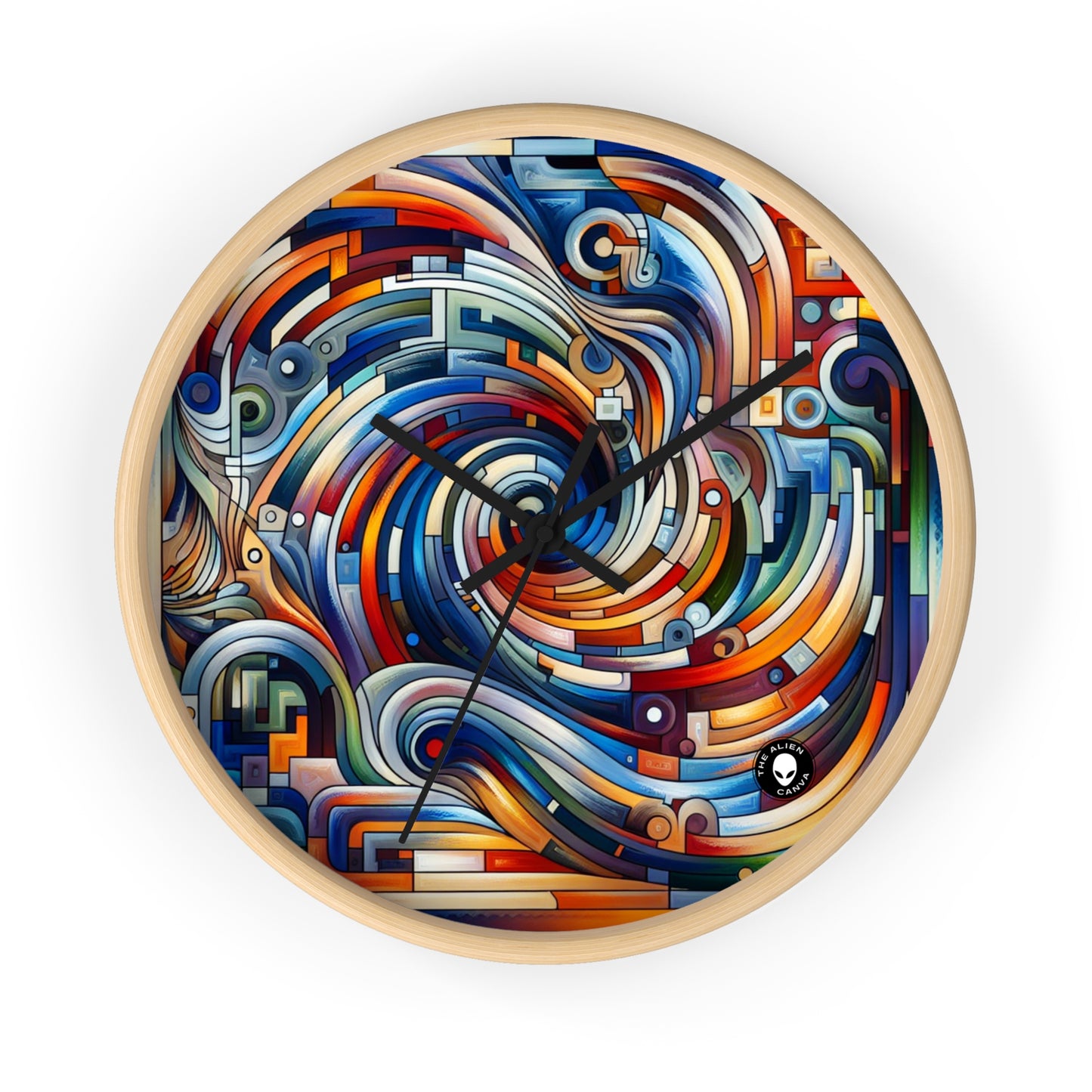 "Harmony in Motion: A Kinetic Exploration" - L'horloge murale extraterrestre Kinetic Art