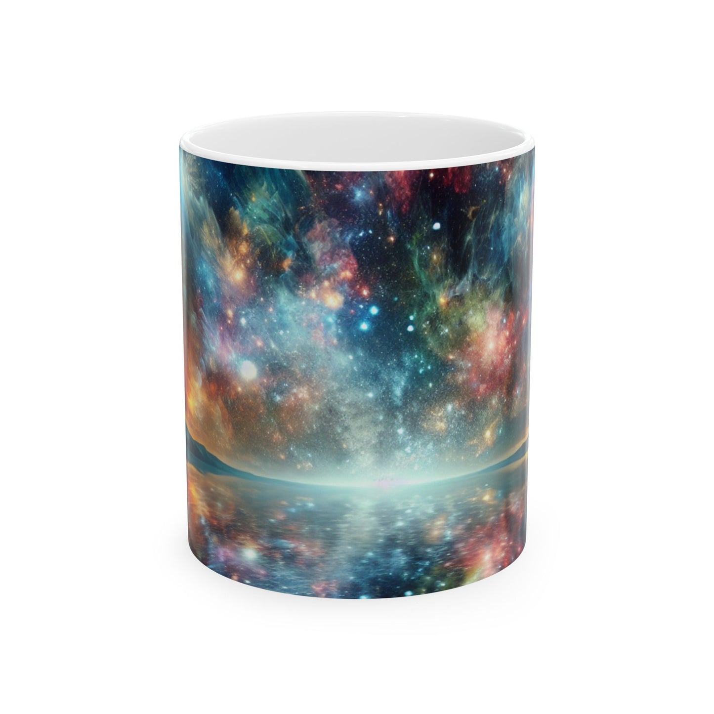 Galactic Reflections - The Alien Ceramic Mug 11oz