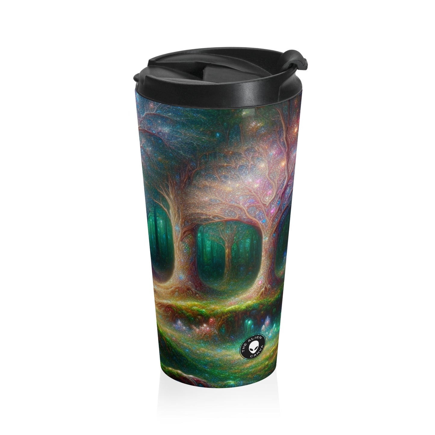 "Crystal Forest Fantasia" - The Alien Stainless Steel Travel Mug