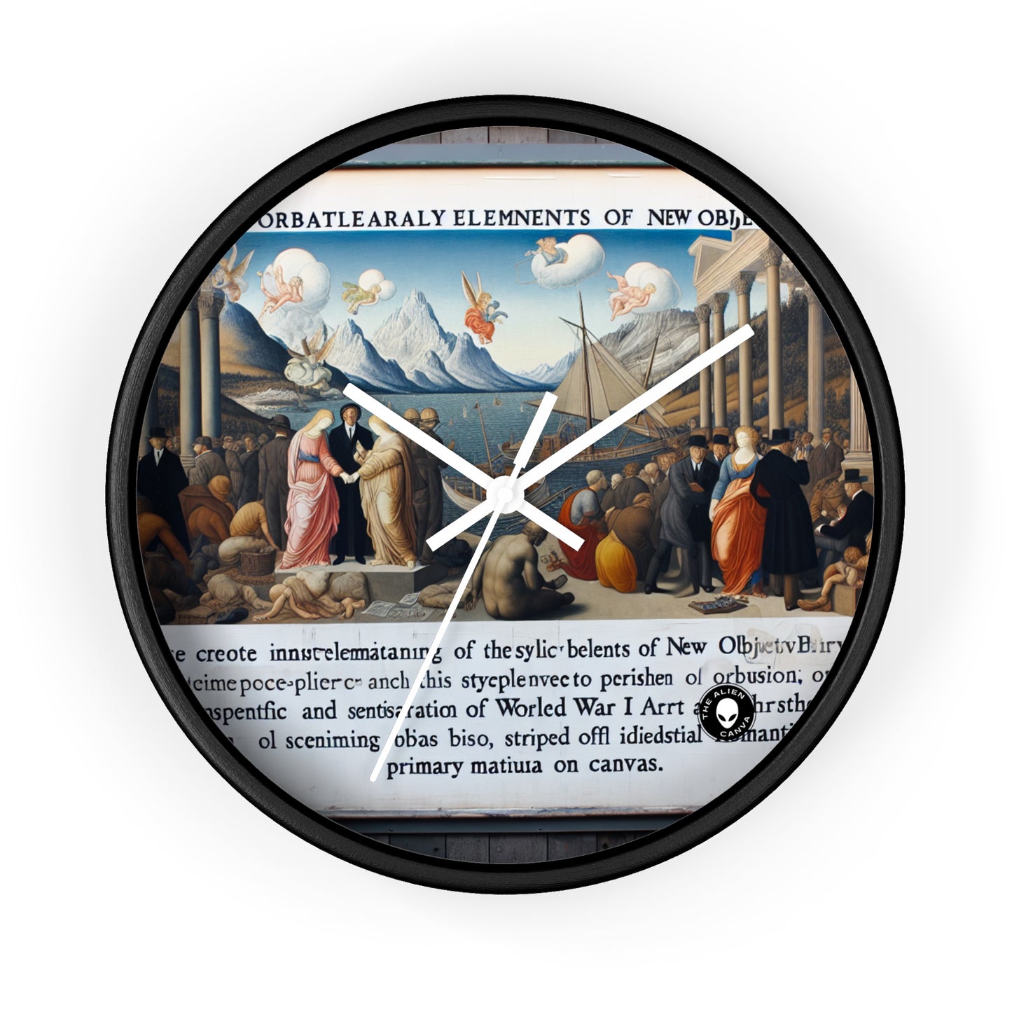 "Minimalist Object: A Study in New Objectivity" - The Alien Wall Clock New Objectivity