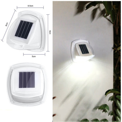 Outdoor Solar Courtyard Small Wall Lamp Garden Waterproof Rail Guarding Lamp Home Villa Wall Vintage Ornament Small Night Lamp