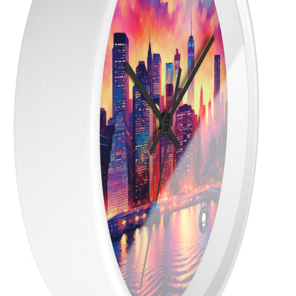 Hidden Oasis: A Spontaneous Impressionism Masterpiece in Vibrant Hues - The Alien Wall Clock Impressionism