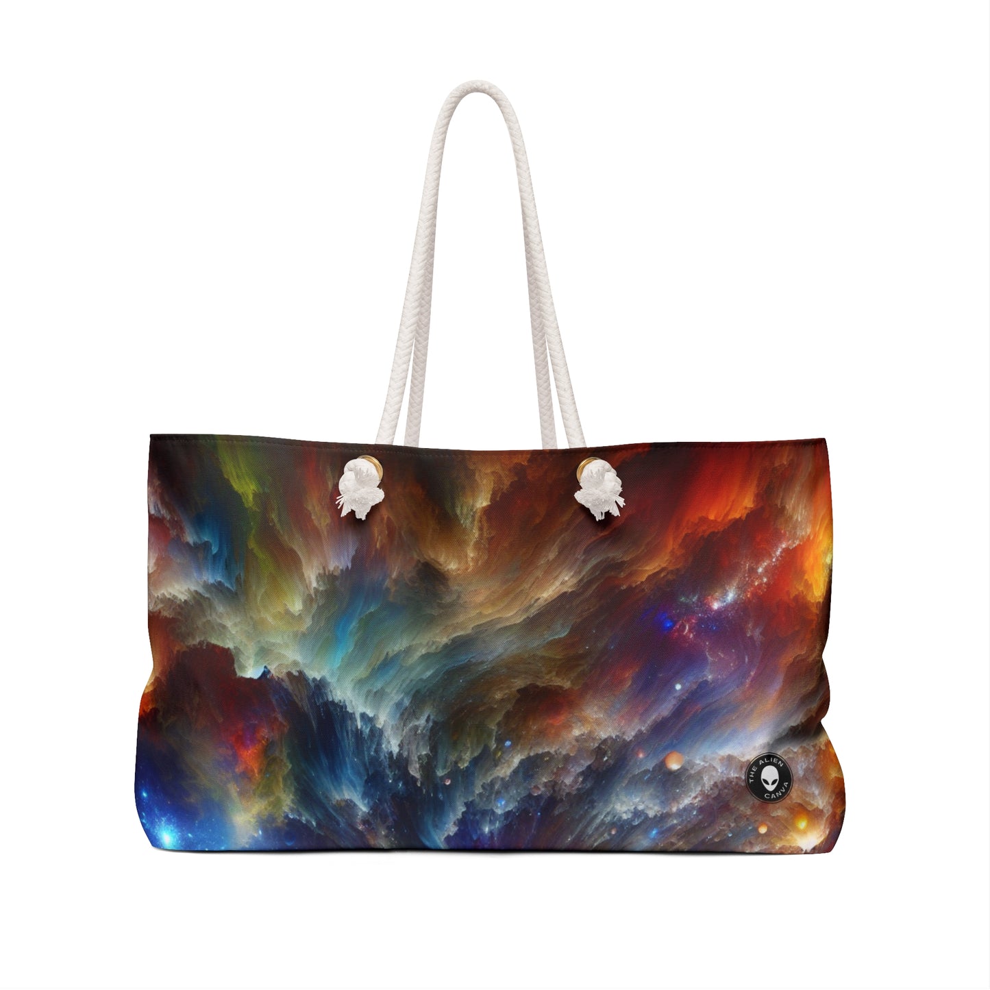 "Galactic Creation: A Kaleidoscope of Cosmic Wonder" - The Alien Weekender Bag