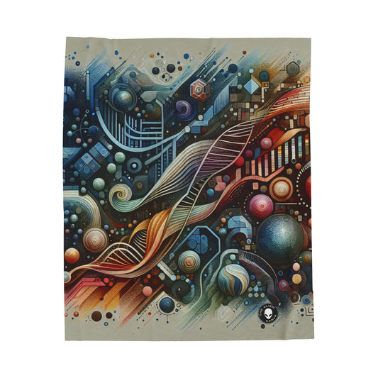 "Bio-Futurism: Butterfly Wing Inspired Art" - The Alien Velveteen Plush Blanket Bio Art