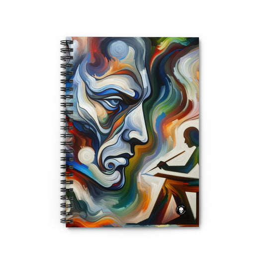 "Stirrings of the Soul" - The Alien Spiral Notebook (Ruled Line) Expressionism