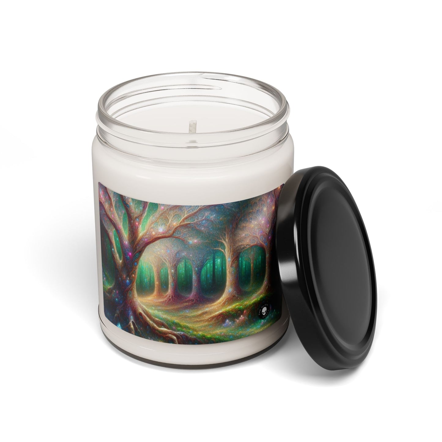 "Crystal Forest Fantasia" - Vela de soja con aroma a alienígena, 9 oz