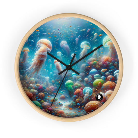 "Jellyfish Dreamland" - The Alien Wall Clock