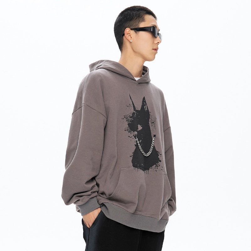 Rumengchao American Printed Sweater For Men