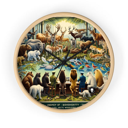 "United Wildlife: Guardians of Gaia" - The Alien Wall Clock