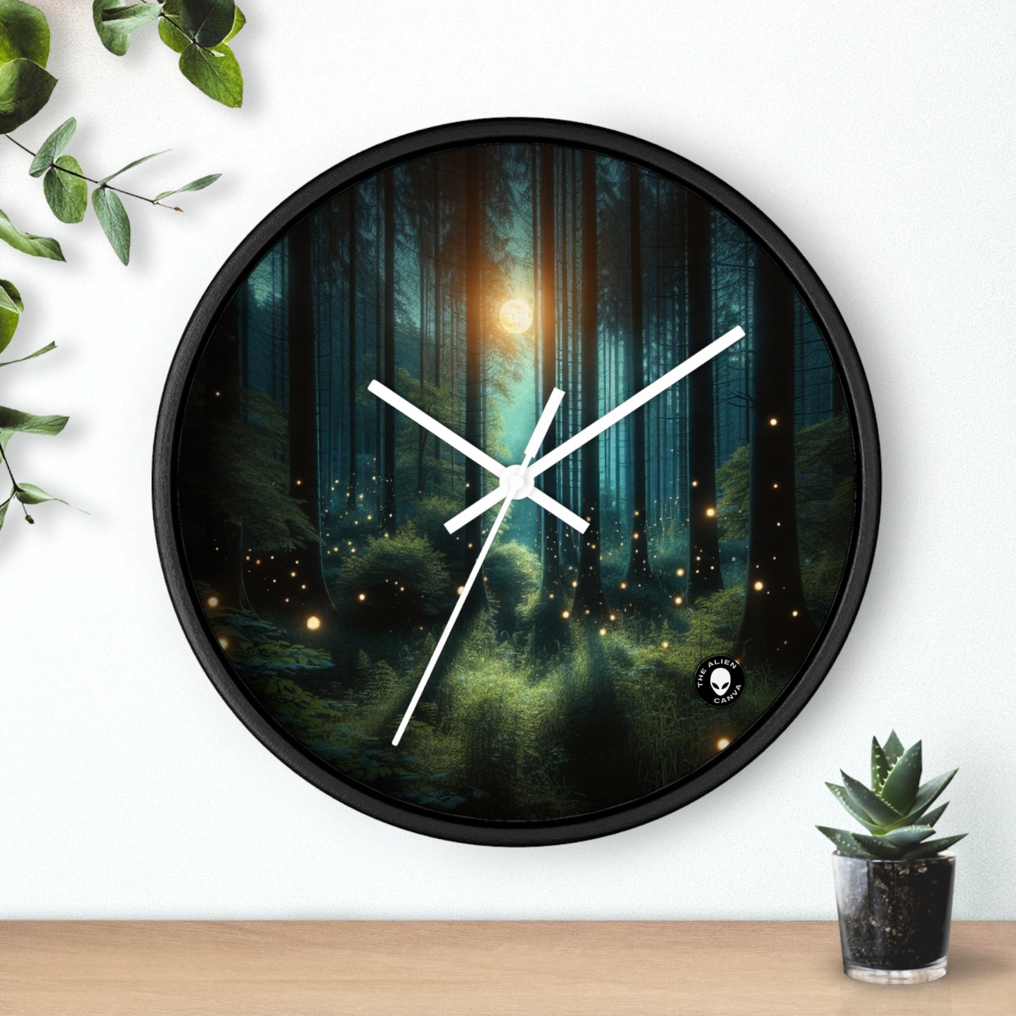 "Enchanted Night" - The Alien Wall Clock