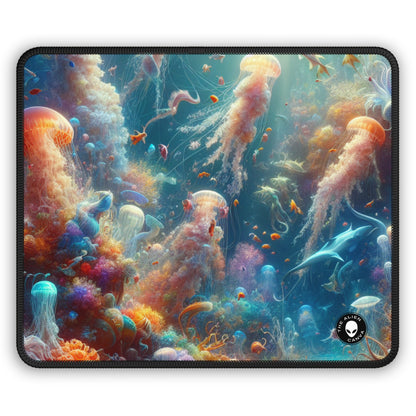 « Pays des merveilles aquatiques enchanté » – Le tapis de souris de jeu Alien