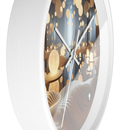 "Temporal Reflections: An Interactive Art Installation on Time and Memory" - The Alien Wall Clock Installation Art