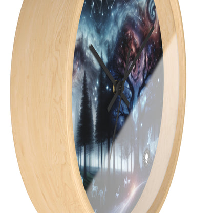 "Galactic Oasis" - The Alien Wall Clock