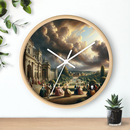 "Royal Banquet in a Baroque Palace" - The Alien Wall Clock Baroque