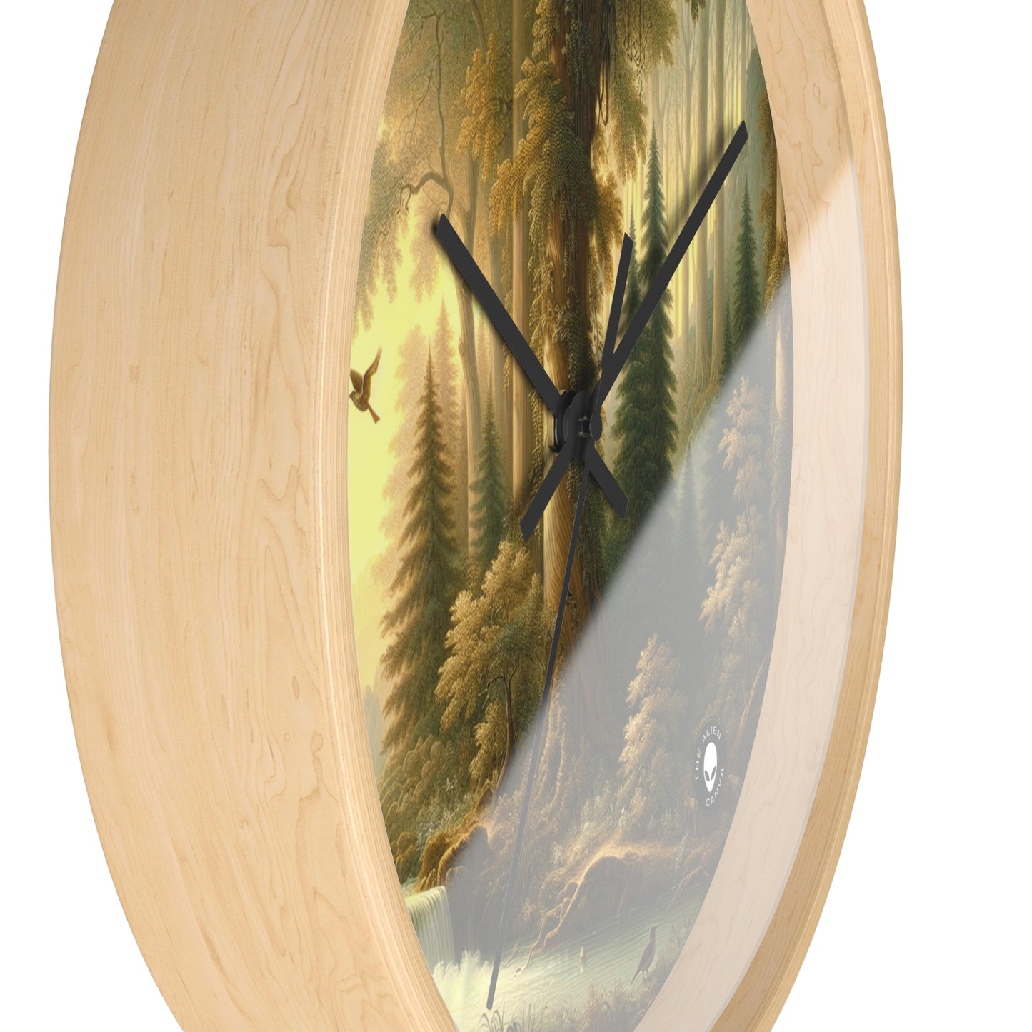 "Tranquil Forest Glen" - The Alien Wall Clock