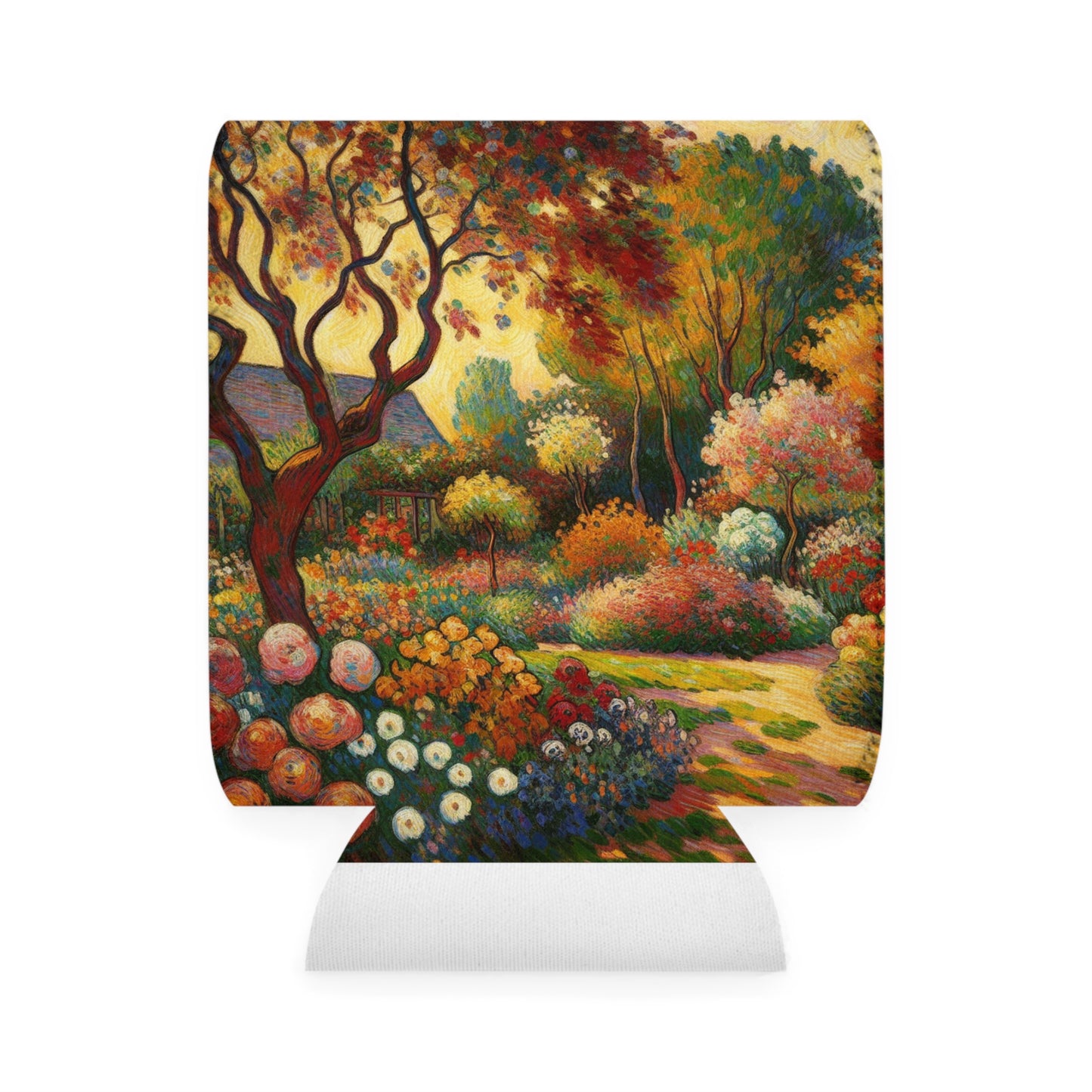 « Fauvist Garden Oasis » - The Alien Can Cooler Sleeve Fauvism Style