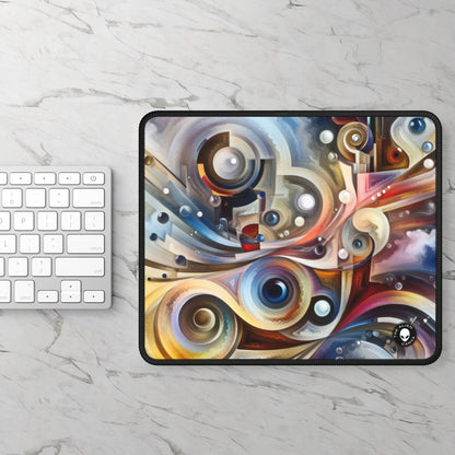 "Nature's Mechanical Symphony" - The Alien Gaming Mouse Pad Abstract Surrealism