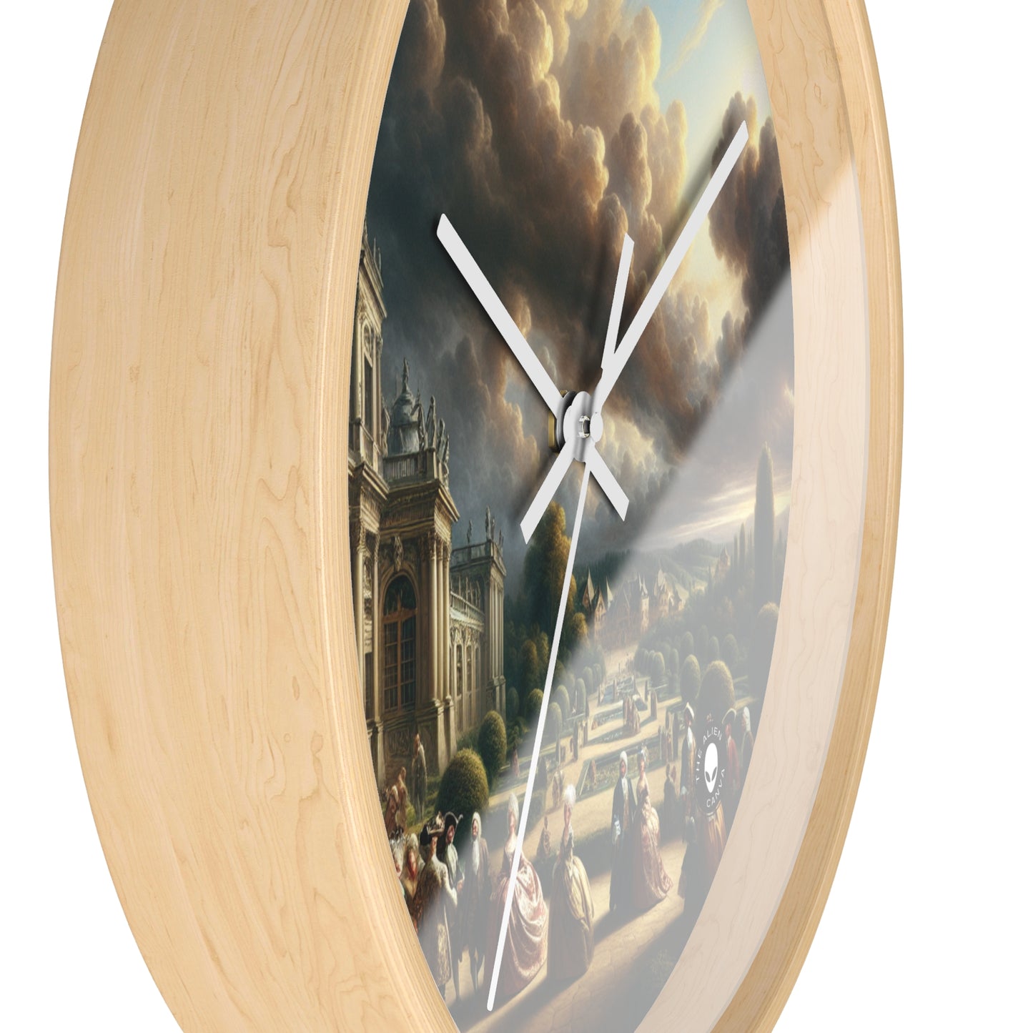 "Royal Banquet in a Baroque Palace" - The Alien Wall Clock Baroque