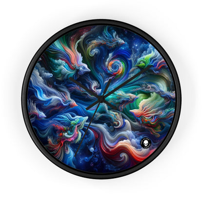 "Psychedelic Underwater Wonderland" - The Alien Wall Clock