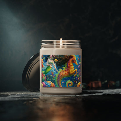 "Mermaid's Magical Coral Ride" - The Alien Scented Soy Candle 9oz