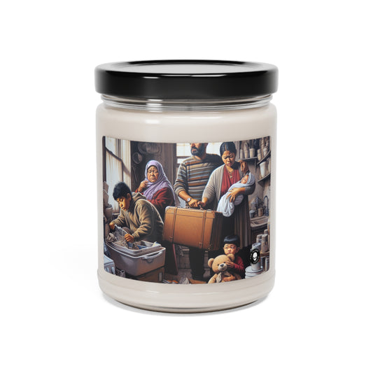 "Uprooted: A Portrait of Displacement" - The Alien Scented Soy Candle 9oz Social Realism