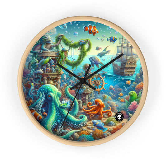 "Underwater Fiesta" - L'horloge murale extraterrestre