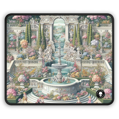 "Garden Elegance: A Rococo Affair" - The Alien Gaming Mouse Pad Rococó