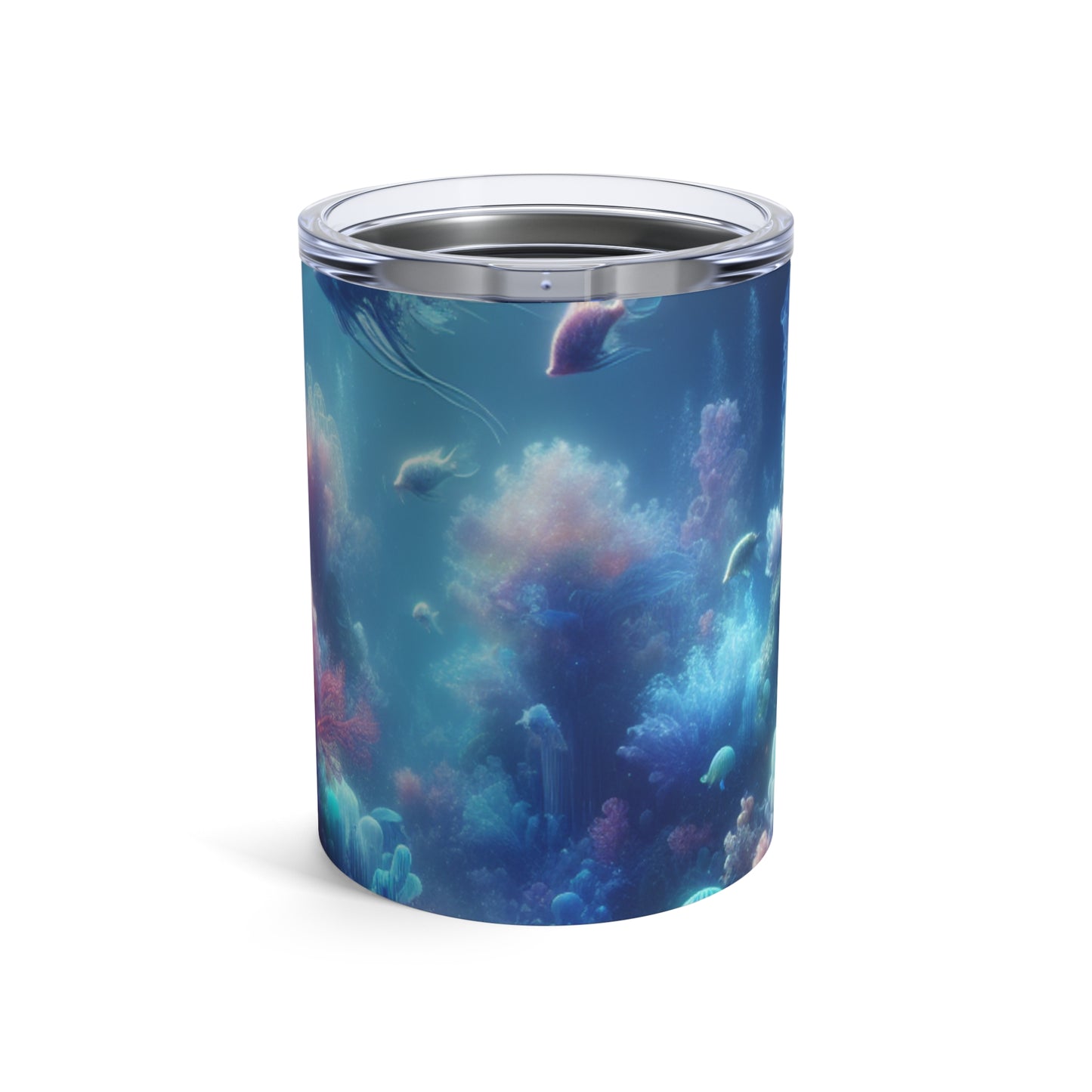 "Coral Fantasia: un deleite submarino de ensueño" - Vaso Alien de 10 oz