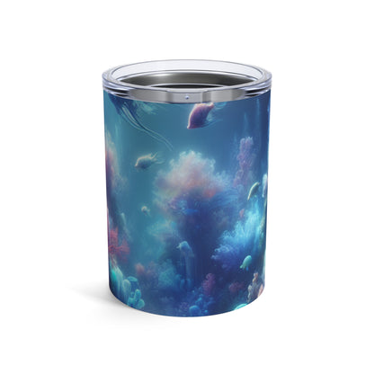 "Coral Fantasia: un deleite submarino de ensueño" - Vaso Alien de 10 oz