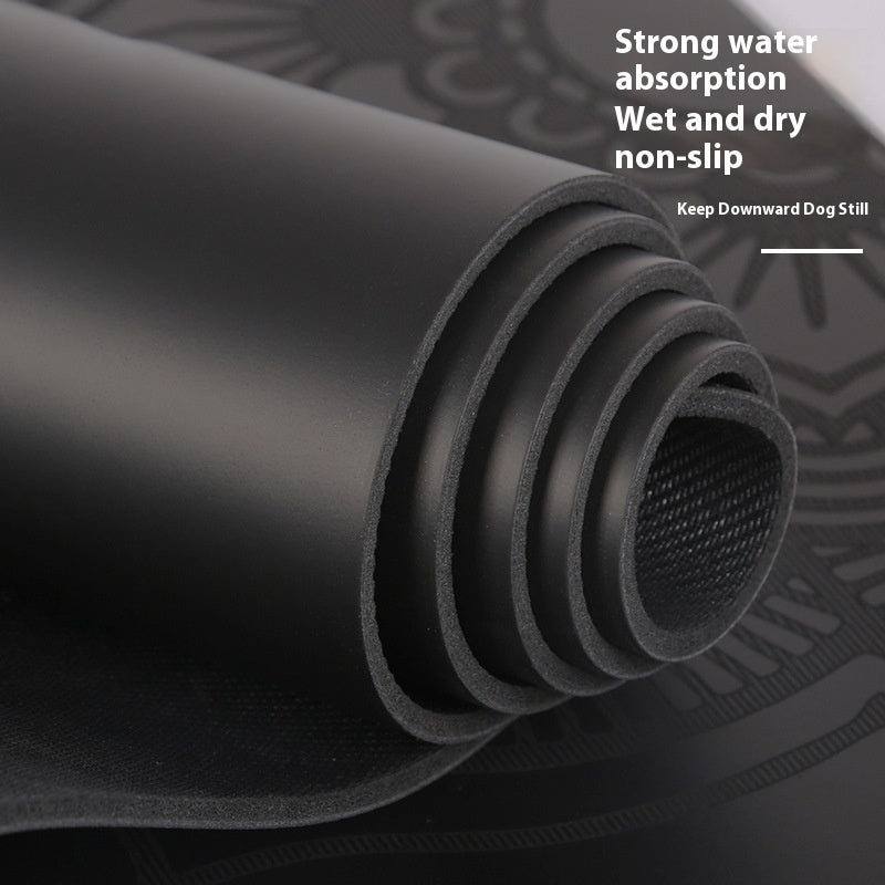 Natural Rubber Yoga Mat Widened Non-slip