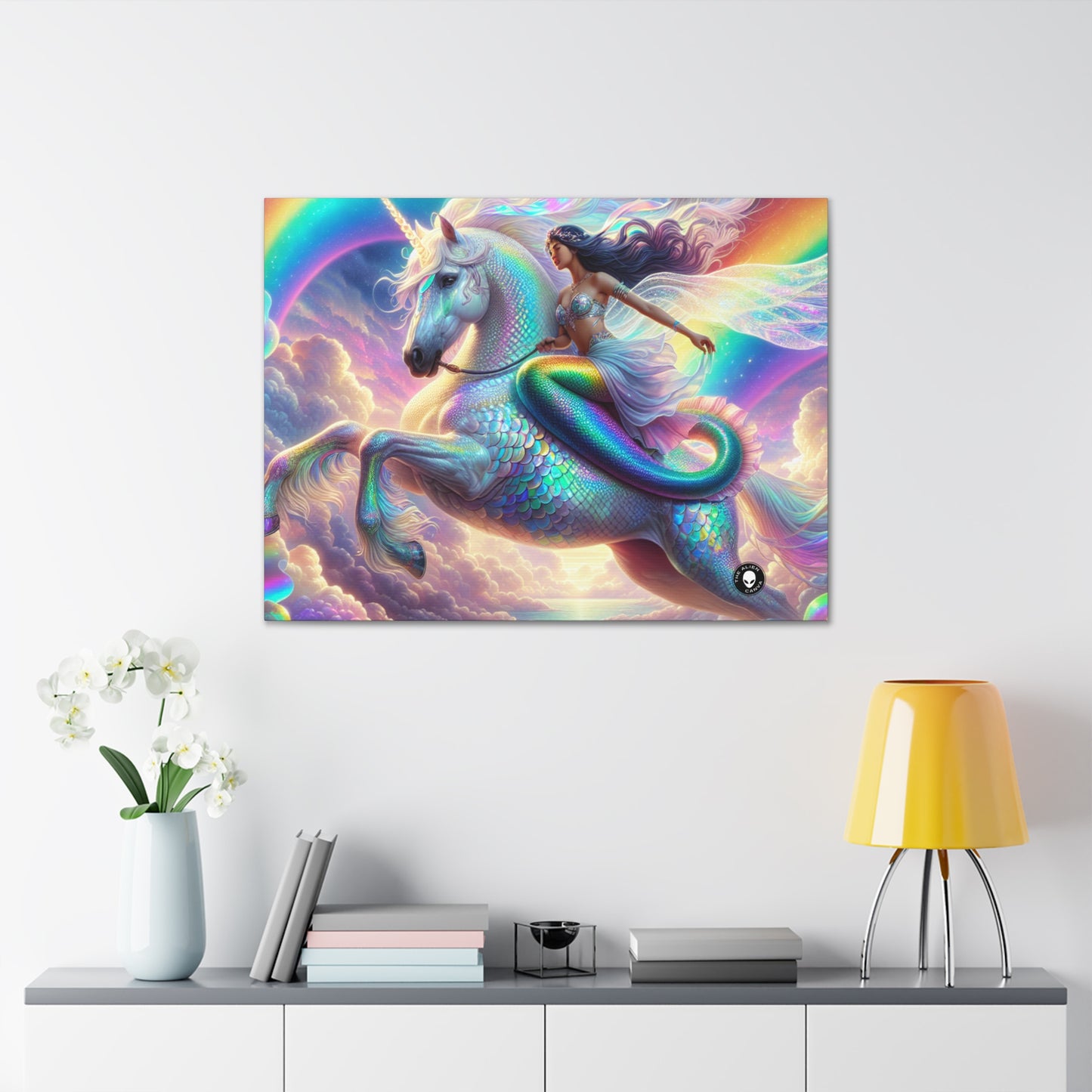 "La aventura de la sirena y el unicornio" - The Alien Canva