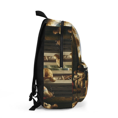 "A City Renaissance: Blending Classical Elegance with Modern Urban Energy" - The Alien Backpack Renaissance Art