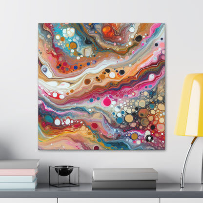 "Cosmic Colours: Creating a Mesmerizing Acrylic Pour Inspired by Celestial Nebulas" - The Alien Canva Acrylic Pouring