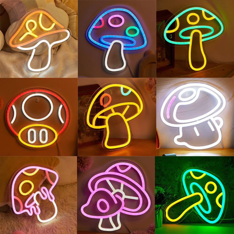 Home Mushroom Shape Room Decoration Lamp