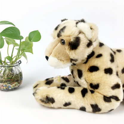 Simulation guépard panthère Jungle Animal en peluche enfants jouet maison canapé décor