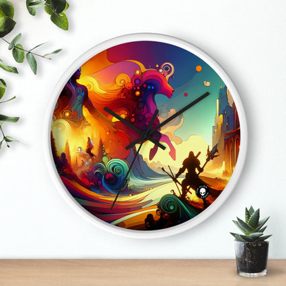 "Crossovers Clash: The Ultimate Battle of Dimensions" - Arte del videojuego The Alien Wall Clock