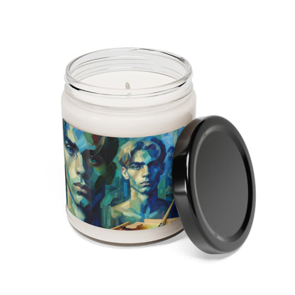 "Regard apaisant" - La bougie de soja parfumée Alien 9oz Style expressionnisme